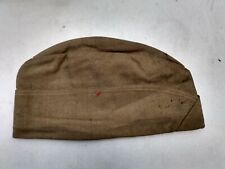 Worn WW1 US French Made Army Garrison Overseas Hat  picture