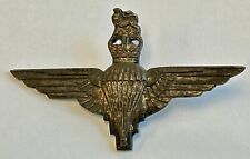 Parachute Regiment Original British Army Cap Badge Queen’s Crown, No Lugs/Clip picture