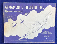 WWII B-17 Bomber Machine Gun Fields of Fire vs German Aircraft Book Manual