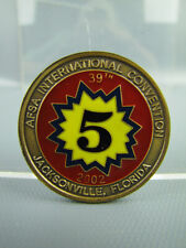 2002 Air Force Sergeants Association 39th Convention Challenge Coin Brass Enamel picture