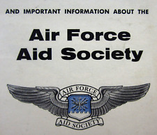 Vietnam Era USAF Air Force Aid Society Information Booklet Airman Record 1965 picture