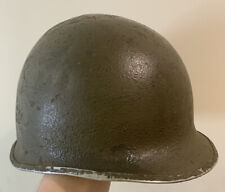 WWII US M1 Helmet Shell Front Seam Fixed Bale picture