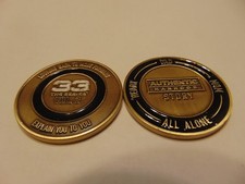 CHALLENGE COIN AUTHENTIC MNAHOOD STORY 33 THE SERIES VOL 2 LOOKING BACK TO MOVE
