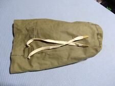 UNISSUED  WWII U.S. Army Small Waterproof Rubber Bag Fabric Dated 1943  MOHICAN picture