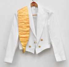 Vtg US Navy Naval Academy White Mess Dress Jacket, Shirt and Cumberbun picture