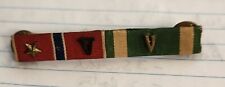 WW2 2 Place Ribbon Bar Bronze Star And Commendation Medal picture