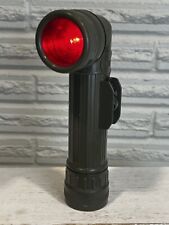 Vintage Fulton US Army Military MX-991/U  Red Light Flashlight WORKS GREAT picture