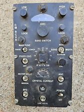 RARE VINTAGE WWII AIRCRAFT BOMBER C-654/APR-9B EARLY WARNING RADAR CONTROL UNIT picture