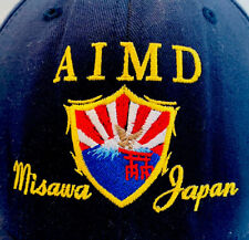 US Navy AIMD Mechanic Misawa Japan Hat Cover Flexfit S-M picture