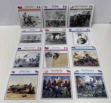 Civil War Cards 1995 Atlas Military Battles Events People Lot Of 12