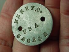 WW1 World War 1 United States military dog tag picture