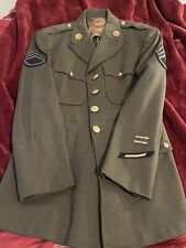 WWII US Army USAAF Uniform Tunic Jacket w Patches picture