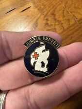 US Army Jungle Expert Enamel with Gold Tone Hat Pin picture