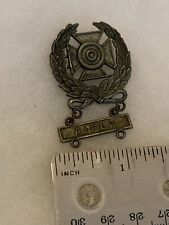 Authentic US Army USMC Expert Rifle Qualification Badge 5E picture
