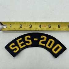 U.S. Military Navy SES-200 Special Trails Unit Tab Tape Rocker Patch Label 6”