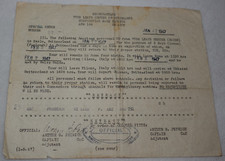 1947 U.S. Army Soldier Leave Furlough Switzerland Rome Europe Vintage Document