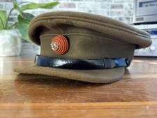 Vintage British Army Light Infantry Officer Service Dress Cap⭐️A.J. White Bugle