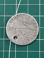 WW1 Dog Tag 61st Infantry Company F picture