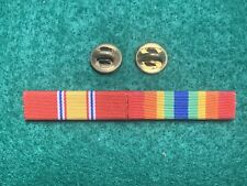 Vintage Military Ribbon Bar National Defense Service & Army Service Personal  picture