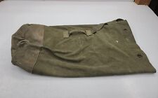 Vintage US Army War Era Barrack Olive Duffle Laundry Bag picture