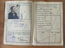 German document, reise-pass 1935. #2. picture