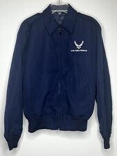 US Air Force Navy Blue Long Sleeve Men's Insulated Jacket Size 40R picture