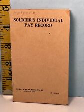 1942 Soldiers Individual Pay Record picture