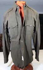 US WW2 Army Air Corps Officer's Chocolate Wool Uniform Shirt Named J553 picture