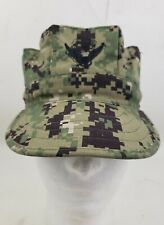 US NAVY CAP WORKING TYPE III WOODLAND DIGITAL CAMO HAT with ACE, SIZE 7  picture