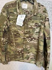US MILITARY Coat Army Combat Uniform Insect Shield Camo Jacket Medium Regular picture