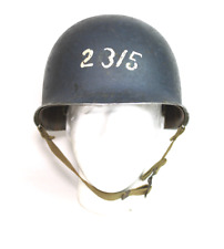 (Rare) WW2 Front Seam Fixed Bale US Navy M1 Helmet Set picture