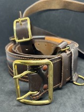 New Soviet Army officer's leather belt, 1972, USSR