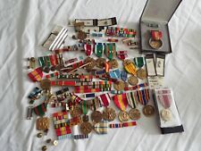 Huge lot of US military award medals and ribbons picture