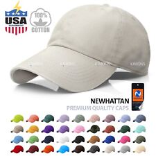 Cotton Baseball Cap Ball Dad Hat Adjustable Plain Solid Washed Men Washed PC picture