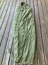 US Military Army Sleeping Bag Extreme Cold Weather Mummy Hooded Down GI Green picture