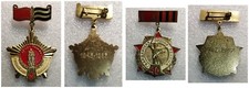 Pins of a military regiment from the Group of Soviet Forces in East Germany