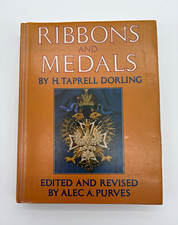 Ribbons and Medals H Taprell Dorling 1983 Hardcover Alec Purves Military Guide