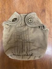 Original WW2/II US Army khaki canteen Cover, Dated 1942, Damaged picture