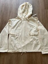 Vintage 1940s WW2 US Navy Gunner  Jacket White Canvas Adult Size L picture