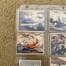 Lot of 8 different 1939 War News Pictures cards, Gum, Inc. picture