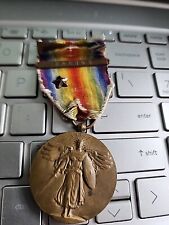 WW1 Victory Medal w/ France + Star SEE STORE WW1 -WW2 MEDALS HUGE AUCTIONS NOW  picture