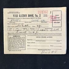 World war two ration book number three picture