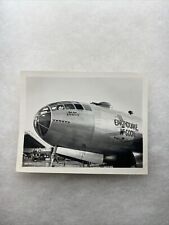 WW2 US Army Air Corps Nose Art “Earthquake McGoon” Plane Photo (V91 picture