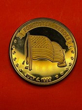 FORGOTTEN HEROES 7/4/89 (ONE TIN FLAG) COIN