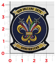 MILITARY NEW ORLEANS SUPER HORNET TRAINING UNIT EMBROIDERED HOOK & LOOP PATCH picture