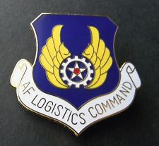 USAF AIR FORCE LOGISTICS COMMAND SHIELD HAT LAPEL PIN BADGE 1.5 INCHES picture