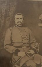 Civil War CDV Major General Simon Buckner, full uniform with sword picture