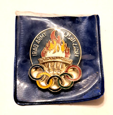 IRAQ 1988 Seoul OLYMPIC Games Army team Participant Official Pin Badge