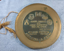 USAF Korean Brass Plate 314 Air Division, 51st Comp Wing (TAC) Osan AB 1970s picture