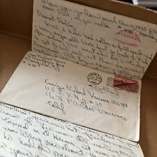 4 1945 Love Letters from Wife, Post WWII, to US Navy Ensign 2 Has Lipstick Kiss picture